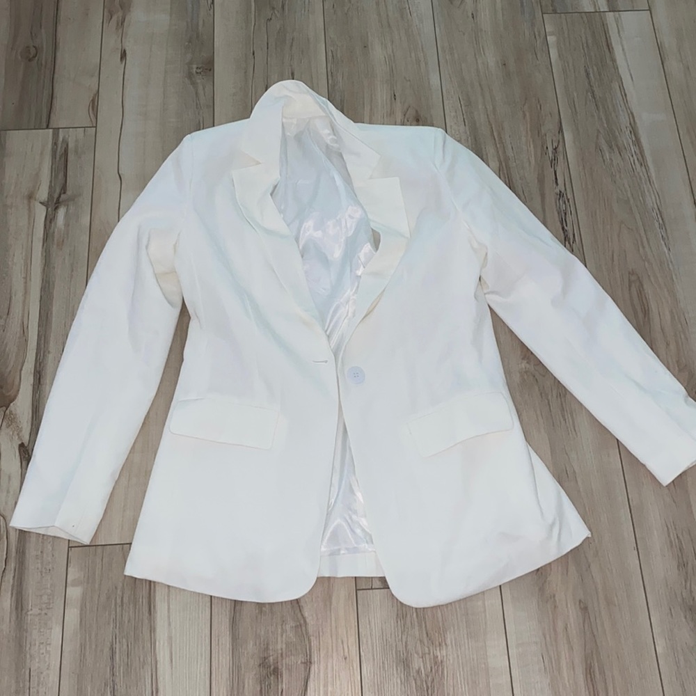 White blazer